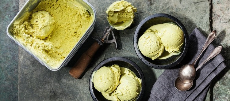 COOKING WITH TEA - Green tea ice cream